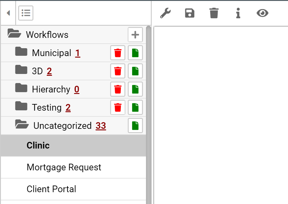 Workflow Manager Sidebar